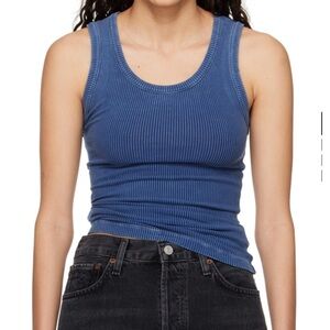 Agolde Poppy Blue Tank Top